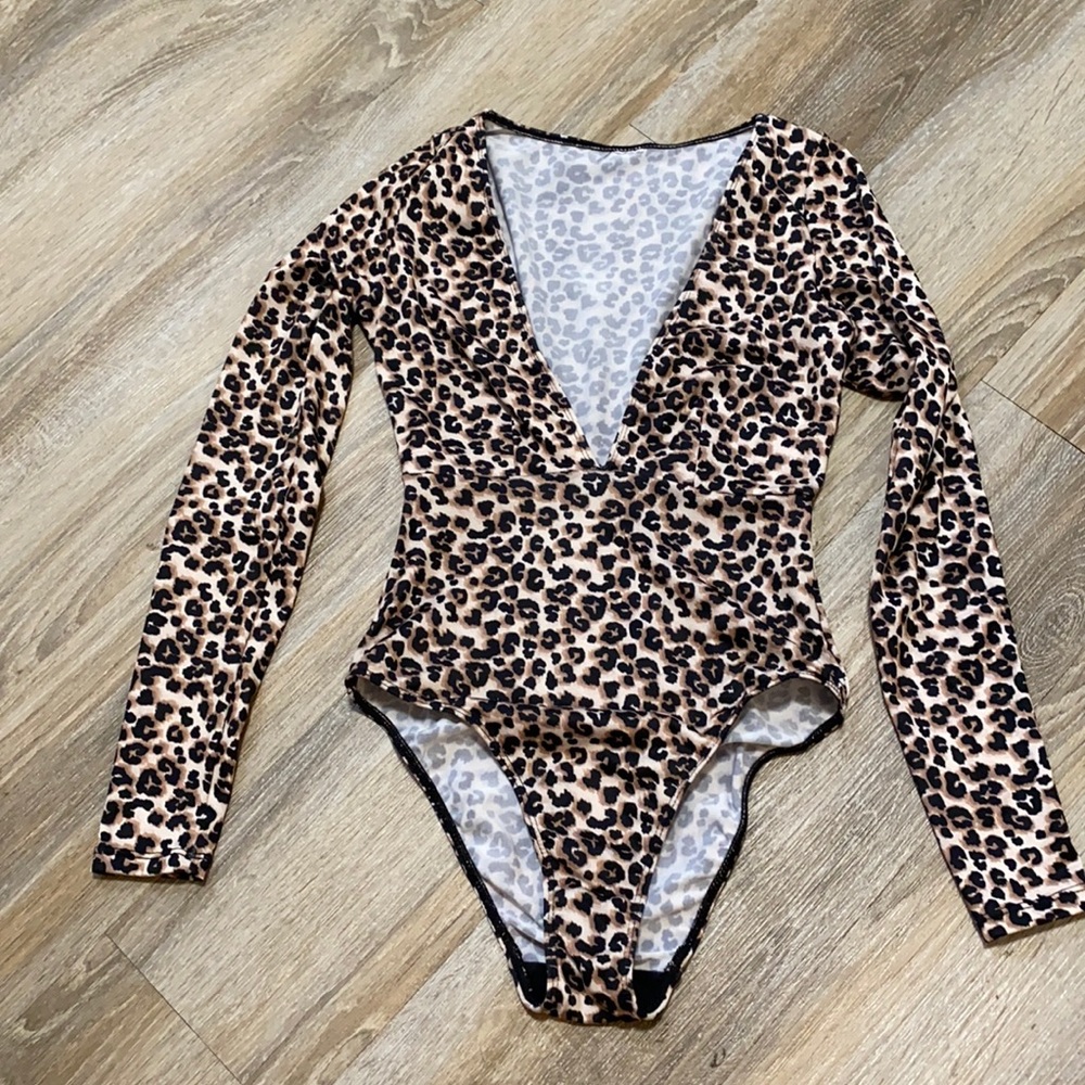 Cheetah print bodysuit